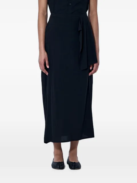Limi Feu draped asymmetrical skirt Black LKS062072