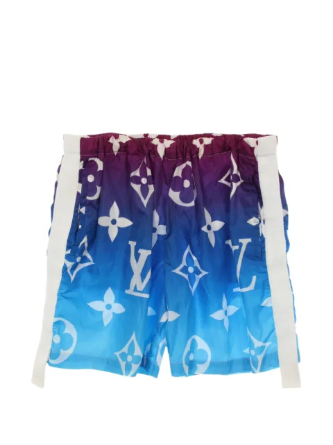 Louis Vuitton Pre-Owned 2000s Monogram Sunset shorts Blue 1051579