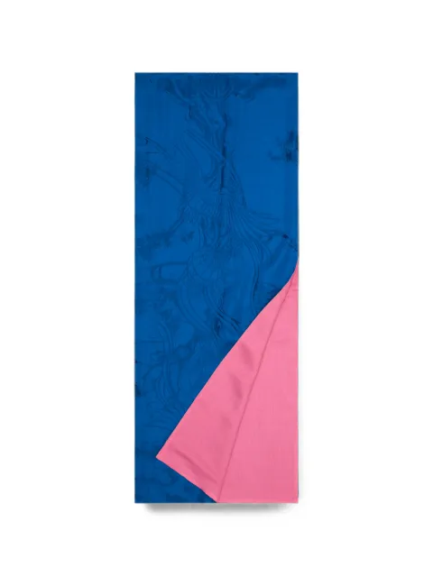 Shanghai Tang Crane and Pine scarf Blue A2MAS221CW00