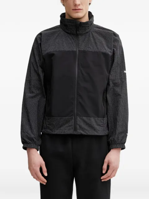 The North Face check-pattern panelled jacket Black NF0A8D3WJK31