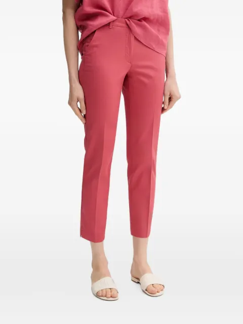 Sisley cropped tailored trousers Pink 4VPHL5AH6