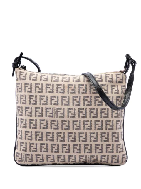 Fendi Pre-Owned 2000-2010 Zucchino Canvas crossbody bag Neutrals V4OMUHAMIOJGAW9J
