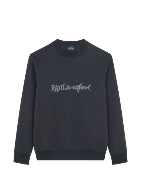 Paul & Shark logo-print sweatshirt Blue 14311836011