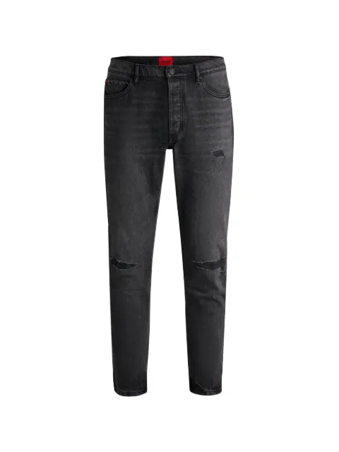 BOSS distressed-detail slim-fit jeans Grey 50517552LUNGHEZZA32021