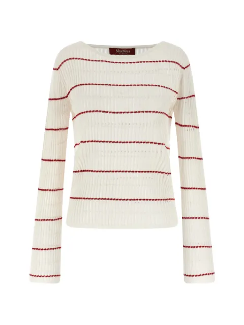Max Mara mstpedone ribbed-knit sweater Neutrals 2616361061600