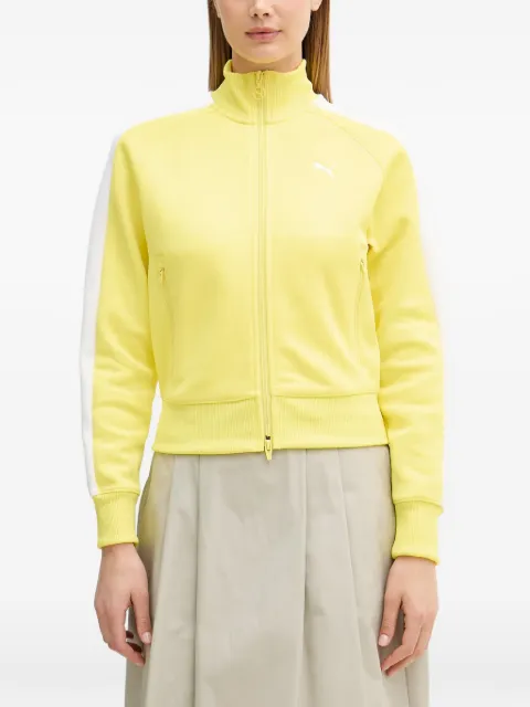 PUMA T7 Always On side-stripe sweatshirt Yellow 629796