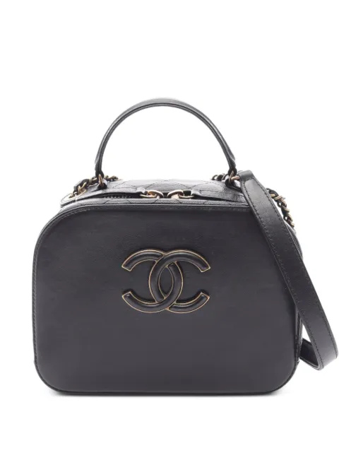 CHANEL Pre-Owned 2016-2017 Curve tote bag Black 107706823126673