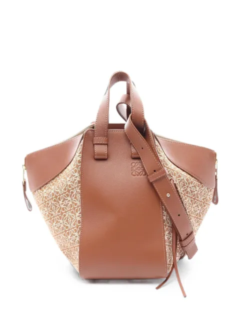Loewe Pre-Owned 2010s small Hammock two-way handbag Brown 1079835