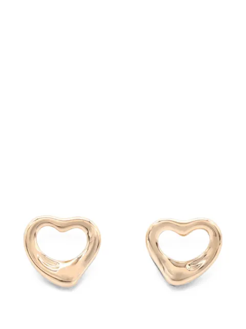Tiffany & Co. Pre-Owned 2010s Open Heart earrings Pink 1079141
