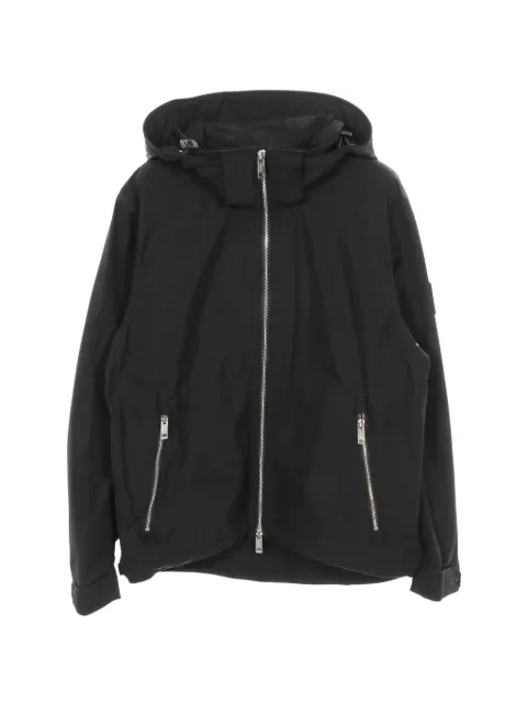 Burberry Pre-Owned zip-up hooded jacket Black 1073684