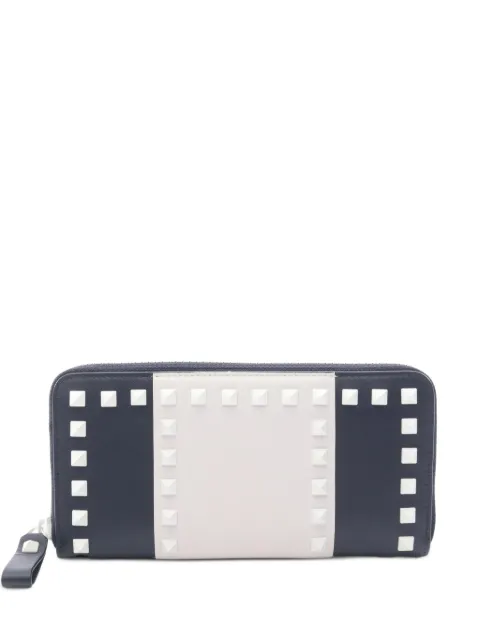 Valentino Garavani Pre-Owned 2000s Rockstud wallet Blue 1076612