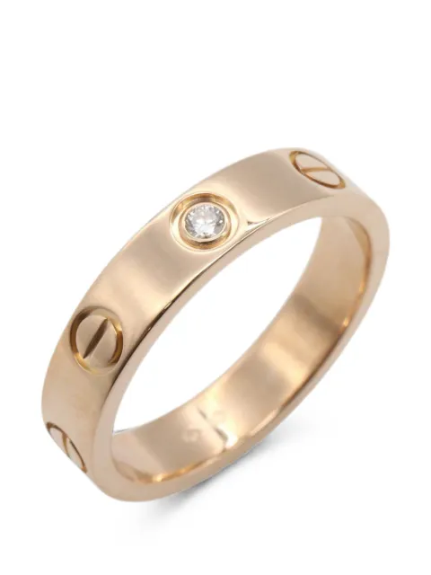 Cartier 2010s Mini Love diamond ring Pink 1079138GGM708