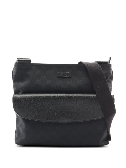 Gucci Pre-Owned 2010s GG canvas shoulder bag Black 1076522