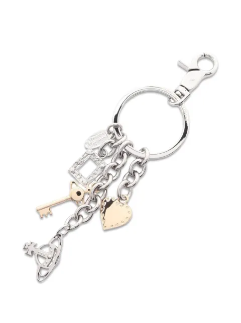 Vivienne Westwood Pre-Owned Orb charm keyring Silver 1080512