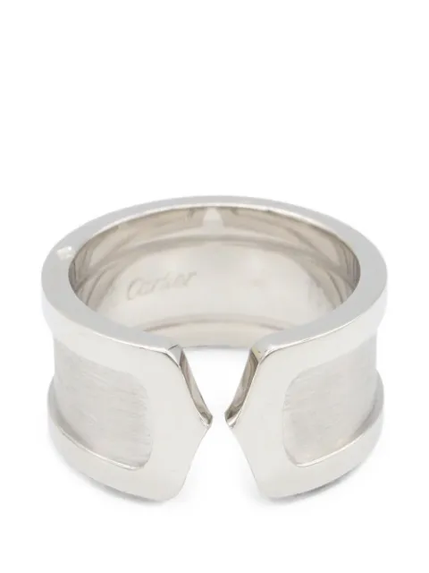 Cartier 2010s C2 Wide ring Silver 1077507K04705