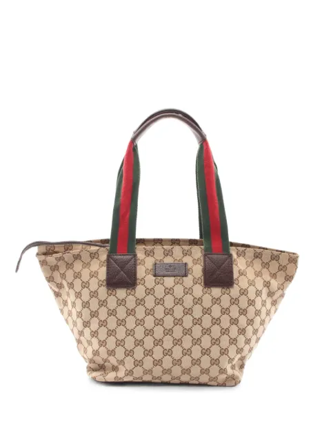 Gucci Pre-Owned 00s GG-canvas tote bag Neutrals 1079811