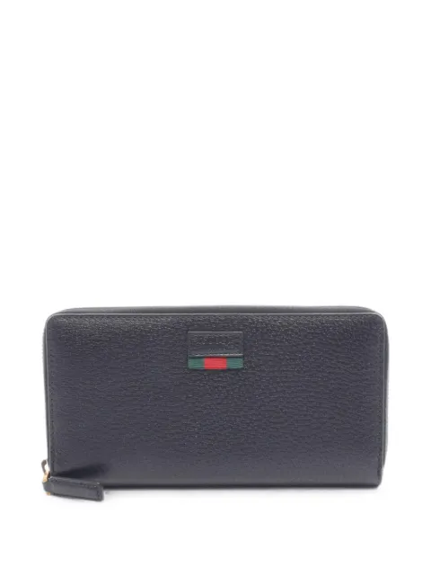 Gucci Pre-Owned 2010s Sherry Line leather wallet Black 1076300
