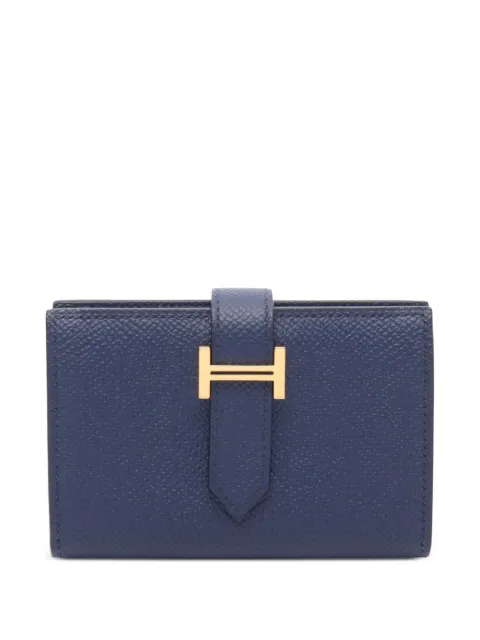 Hermès Pre-Owned 2023 mini Bleu de Plus card case Blue 1080128B