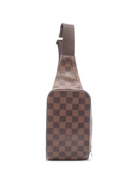 Louis Vuitton Pre-Owned 2010 Geronimos Damier Ebene belt bag Brown 1076583CA0150