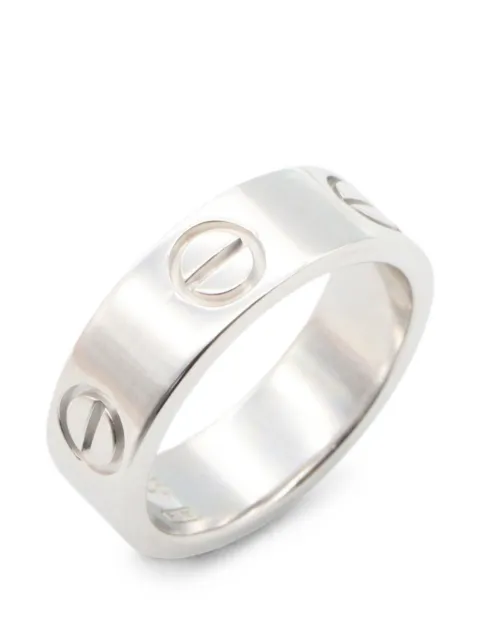 Cartier Love screw-detail ring Silver 1077488BS4774