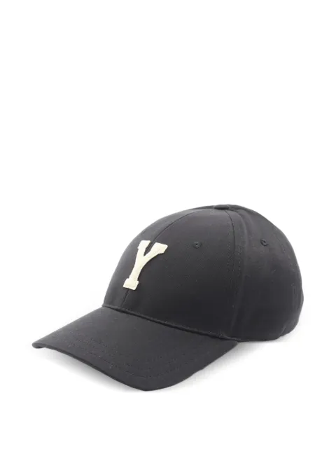 Saint Laurent Pre-Owned 2020 Y Varsity baseball cap Black 1078864