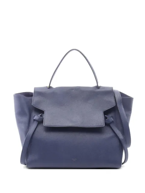Celine Pre-Owned 2000s mini Belt leather tote bag Blue 1076083