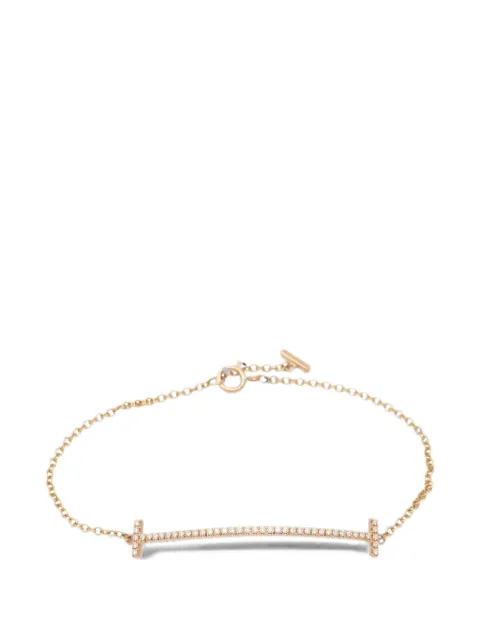 Tiffany & Co. Pre-Owned T:Smile diamond bracelet Pink 1078217