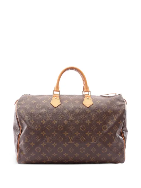 Louis Vuitton Pre-Owned 2001 Speedy 40 Monogram handbag Brown 1078349MB0051