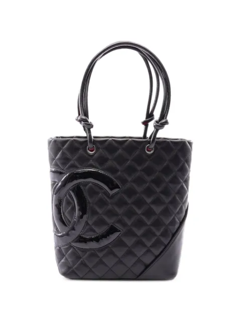 CHANEL Pre-Owned 2008-2009 Cambon Line bucket bag Black 107857812399888