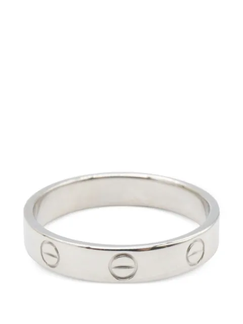 Cartier 2010s mini Love ring Silver 1077499FX4712