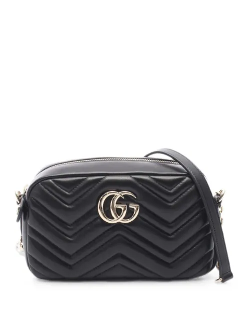 Gucci Pre-Owned 2020s GG Marmont cross-body bag Black 1078845