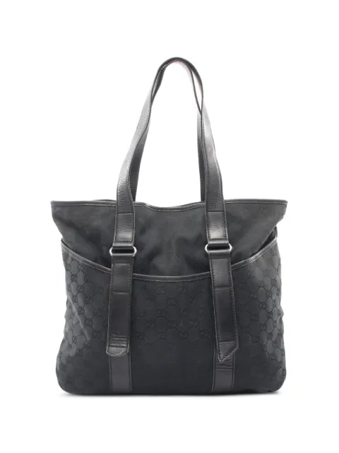 Gucci Pre-Owned 2000s GG-canvas tote bag Black 1078601