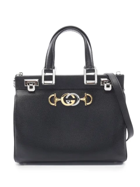 Gucci Pre-Owned 2010s small Zumi two-way handbag Black 1077007