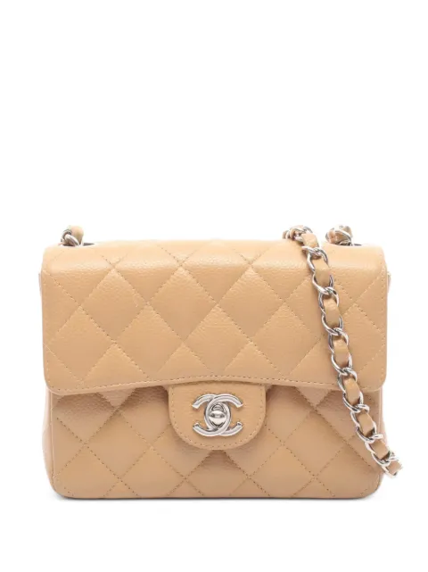 CHANEL Pre-Owned 2003-2004 mini Matelassé shoulder bag Neutrals 10784858853734