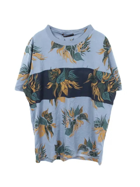 Louis Vuitton Pre-Owned botanical-print T-shirt Blue 1075340