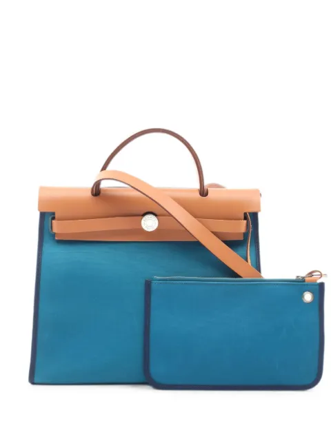 Hermès Pre-Owned 2013 PM Herbag Zip handbag Blue 1079210QINSQUARE