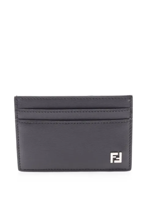 Fendi Pre-Owned 2020s FF Squared card case Black 1078881