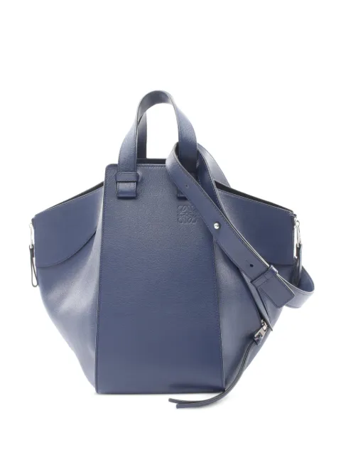 Loewe Pre-Owned 2010s medium Hammock two-way handbag Blue 1076552