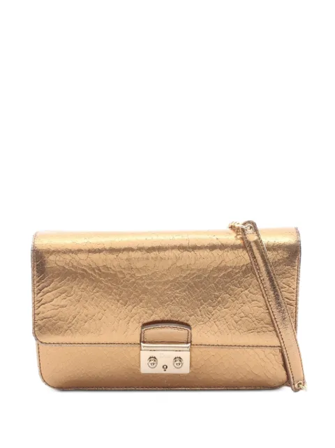 Christian Dior Pre-Owned 2000s logo chain shoulder bag Gold 1075926
