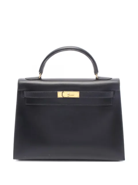 Hermès Pre-Owned 1971 32 Kelly handbag Black 1076962AINCIRCLE