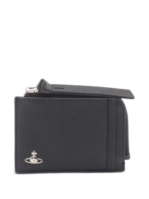 Vivienne Westwood Pre-Owned 2020s Orb card case Black 1080497