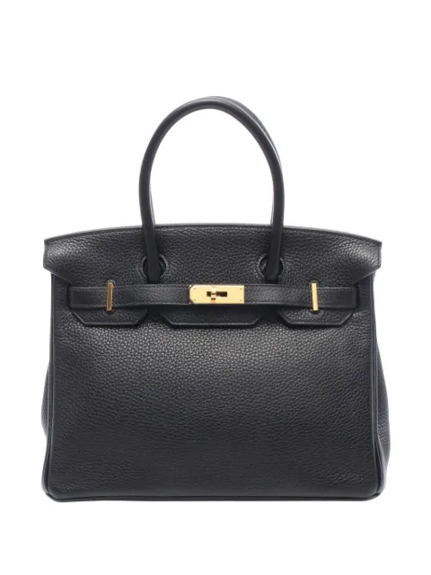 Hermès Pre-Owned 2015 30 Birkin tote bag Black 1078549T