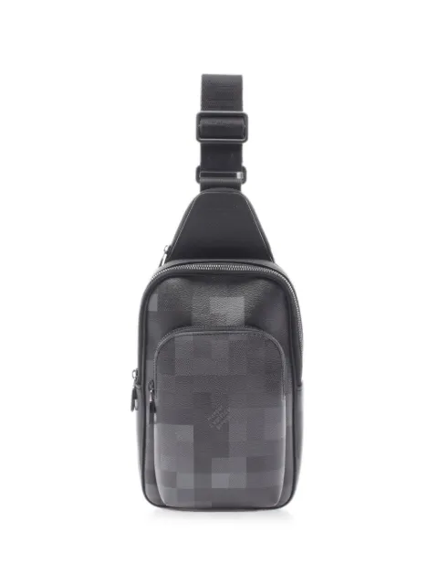 Louis Vuitton Pre-Owned 2010s Avenue Damouflage Noir sling bag Black 1079177