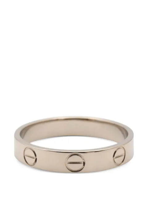 Cartier 2010s mini Love ring Silver 1077848RMO800
