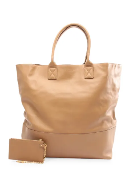 Bottega Veneta Pre-Owned 2000s leather tote bag Neutrals 1079828
