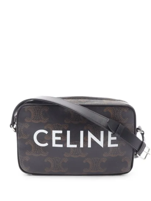 Celine Pre-Owned 2010s Triomphe messenger bag Black 1079763