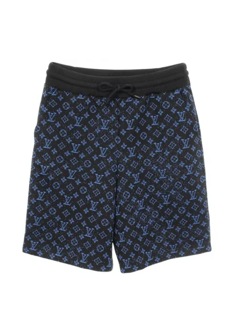 Louis Vuitton Pre-Owned 2010s Monogram-jacquard shorts Black 1076359