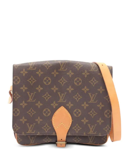Louis Vuitton Pre-Owned 1993 GM Cartesier Monogram canvas shoulder bag Brown 10760358903SL