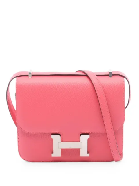 Hermès Pre-Owned 2019 Constance 3 mini bag Pink 1077084D