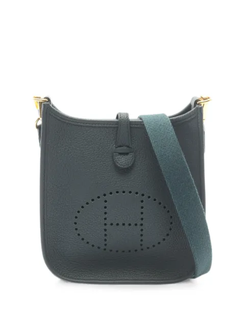 Hermès Pre-Owned 2022 Evelyn TPM Amazon shoulder bag Green 1077590U